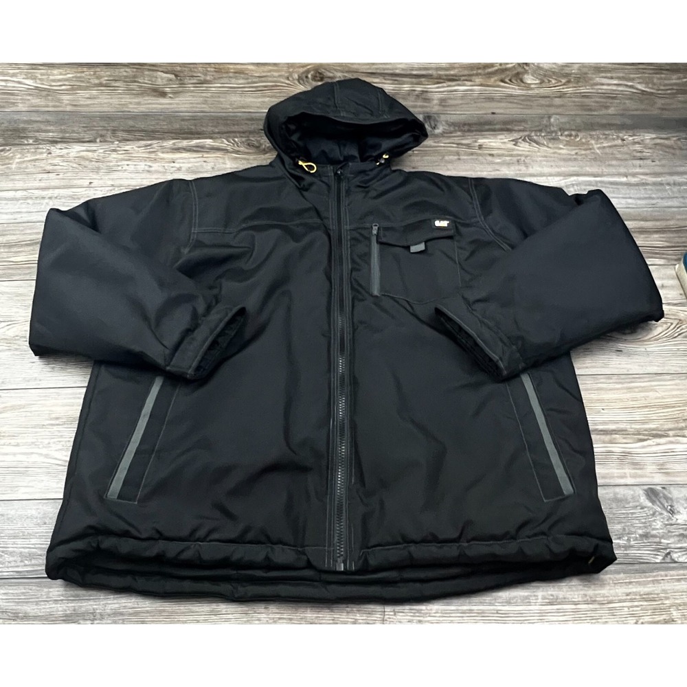 CAT Vail Jacket Mens 2XL Workwear‎ Polyester Full Zip Hoodie Gorpcore 1310068